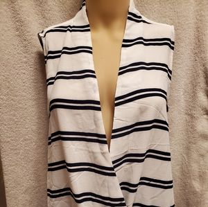 Loose Overlay Wrap Blouse Top